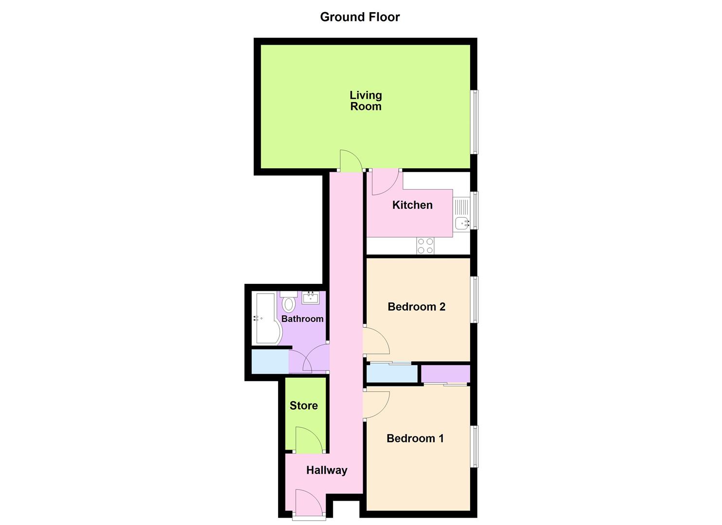 Floorplan for Alexandra Road, Weymouth