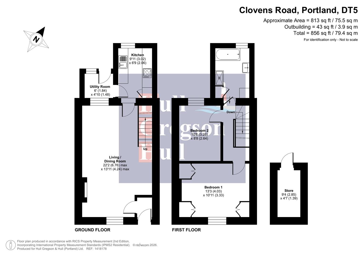 Floorplan for Clovens Road, Portland