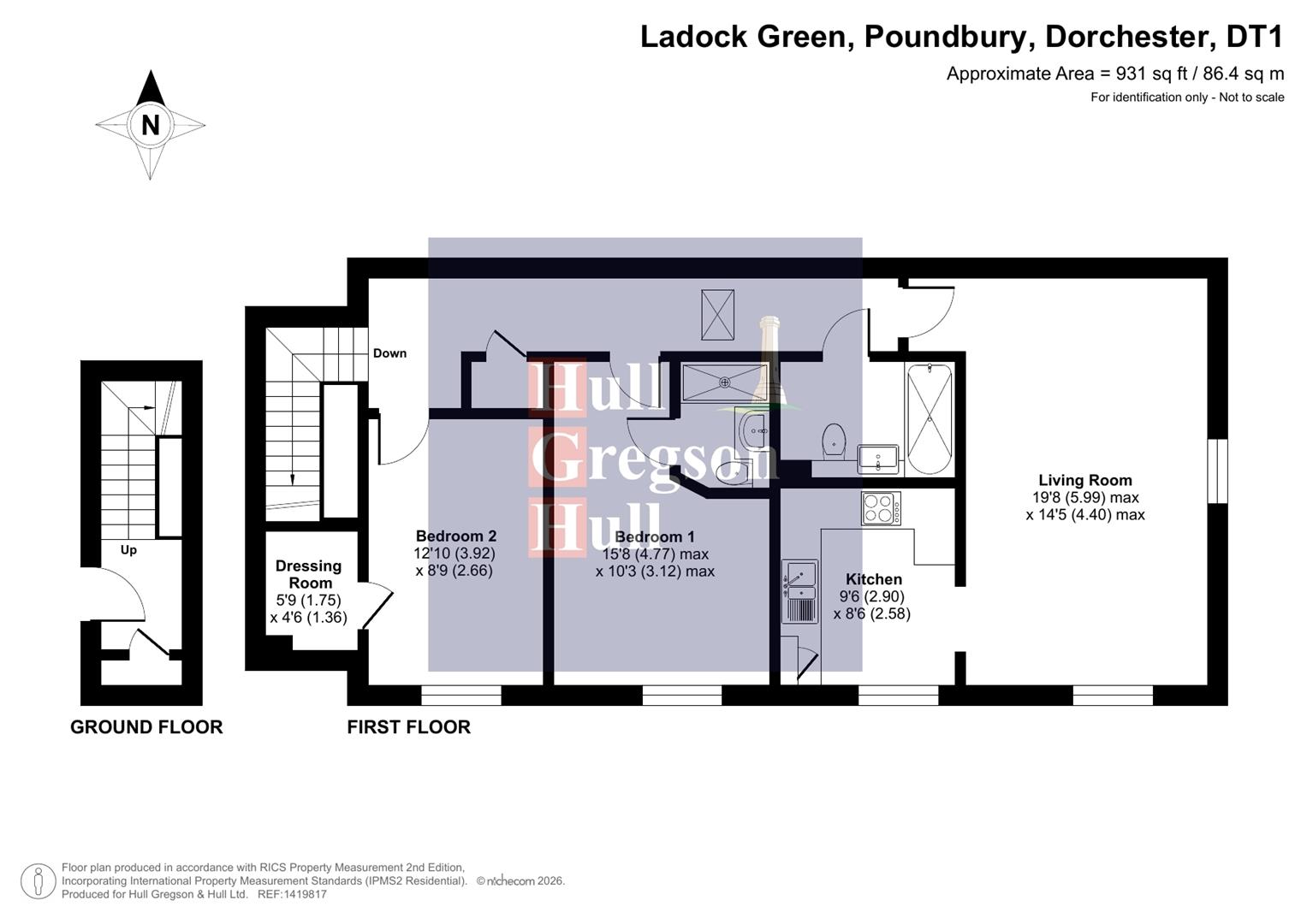 Floorplan for Ladock Green, Poundbury, Dorchester