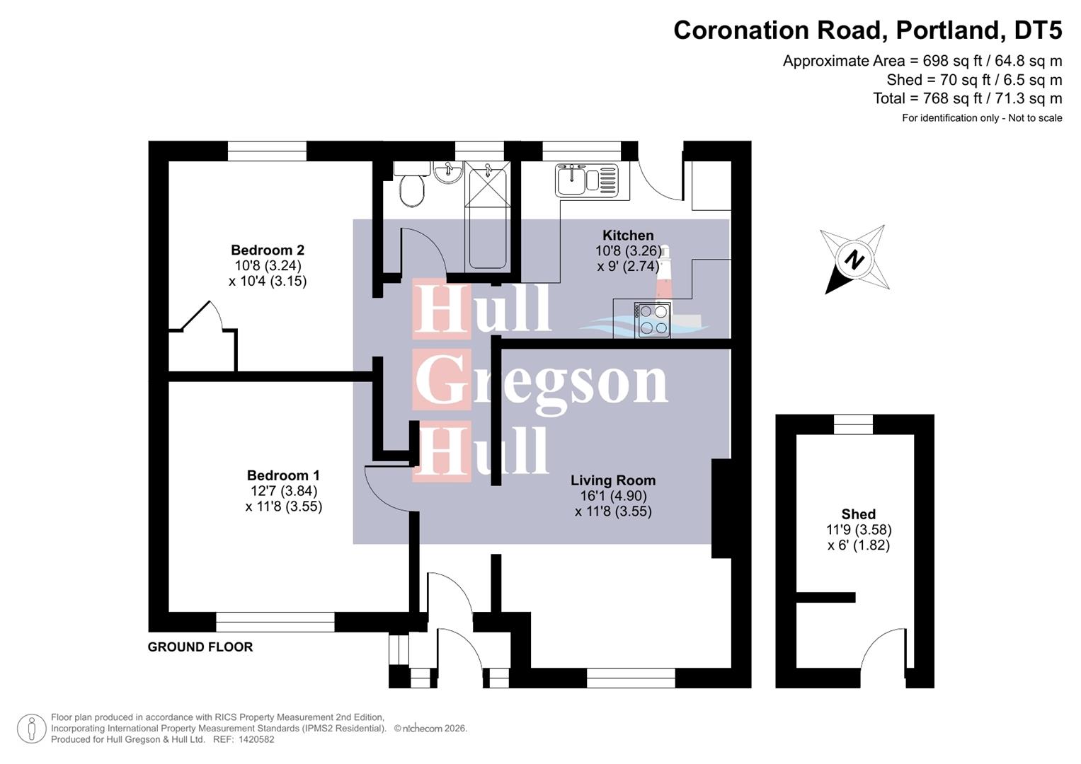 Floorplan for Coronation Road, Portland