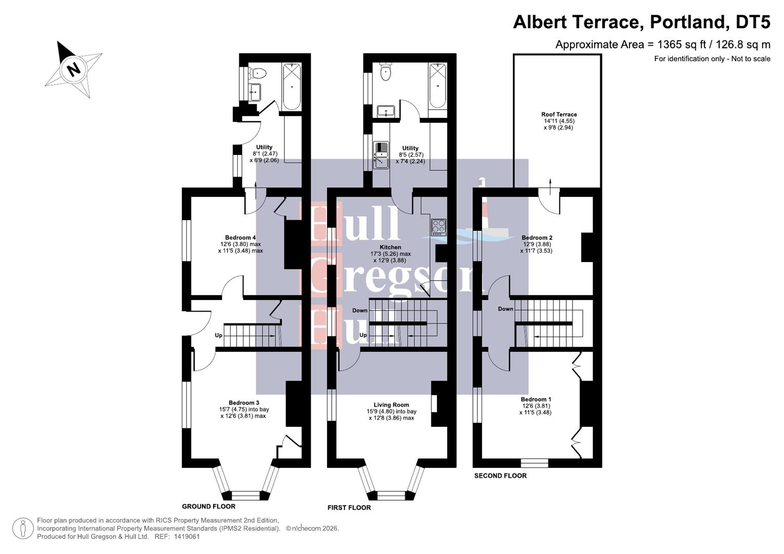 Floorplan for Albert Terrace, Portland