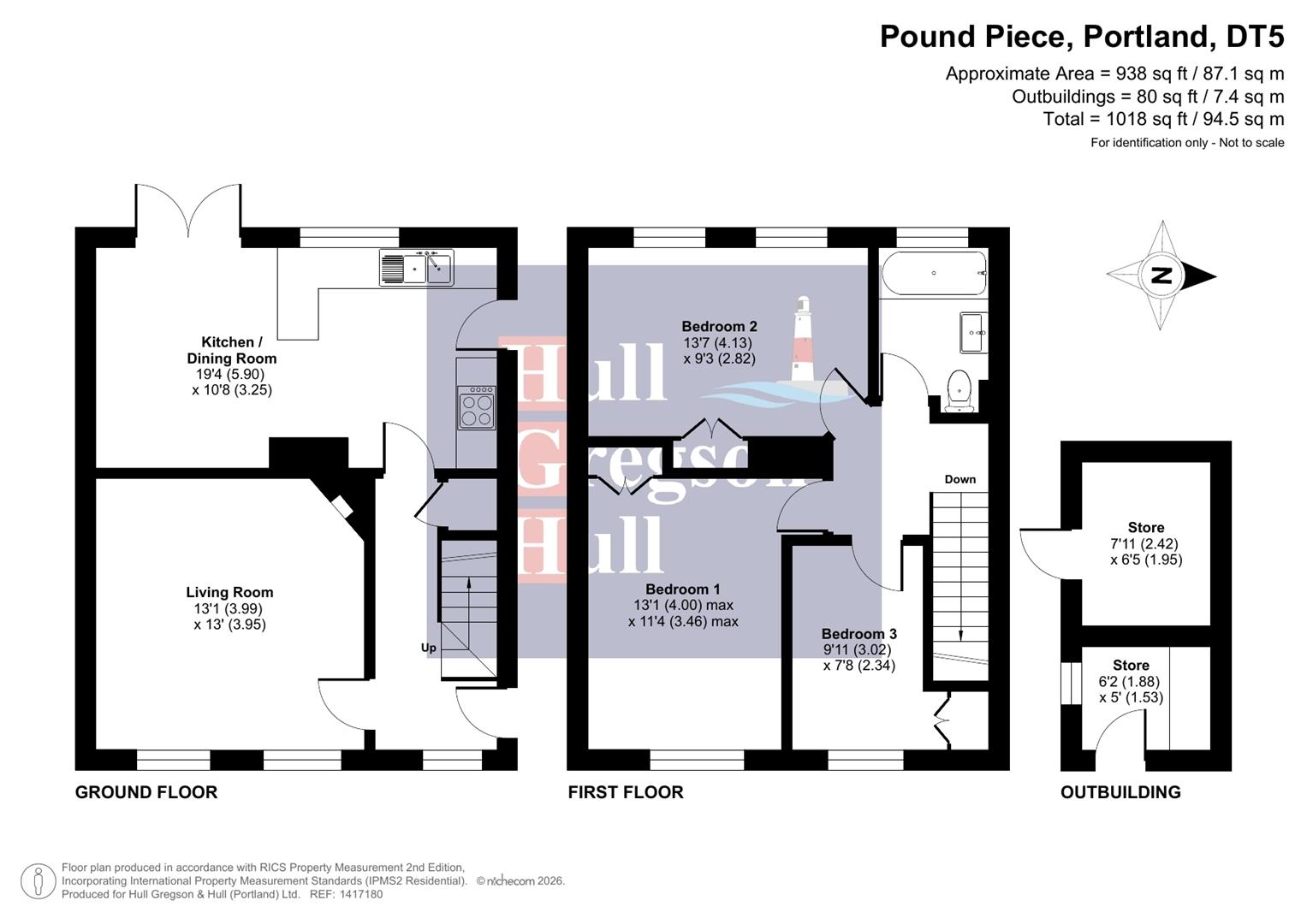 Floorplan for Pound Piece, Portland