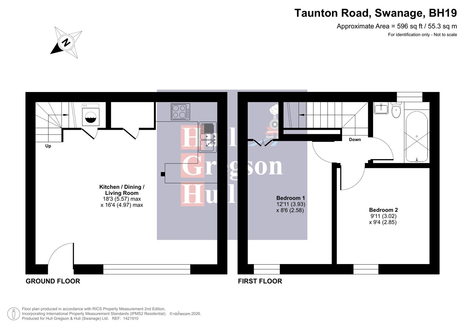 Floorplan for Windjammer, Swanage