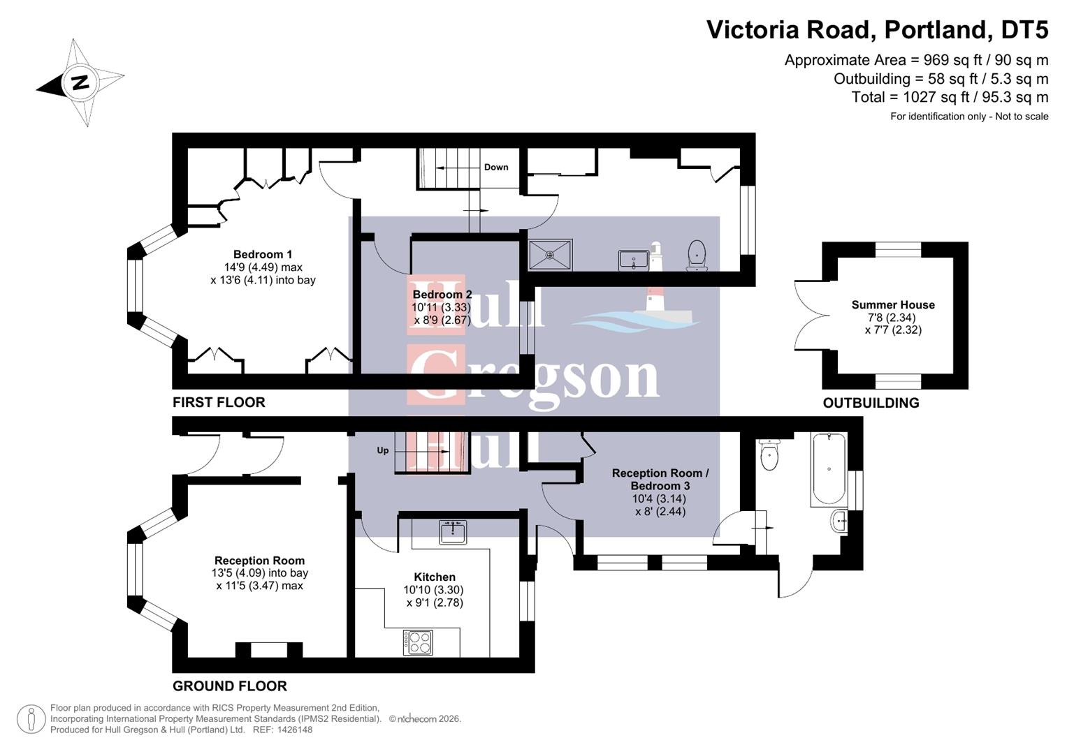 Floorplan for Victoria Road, Portland