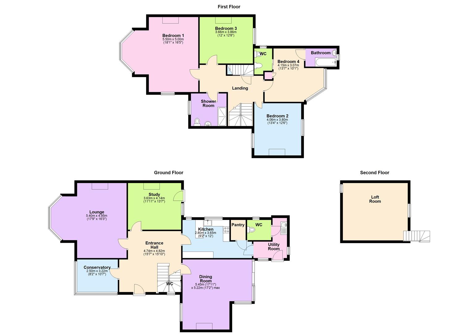 Floorplan for Dorchester Road, Weymouth