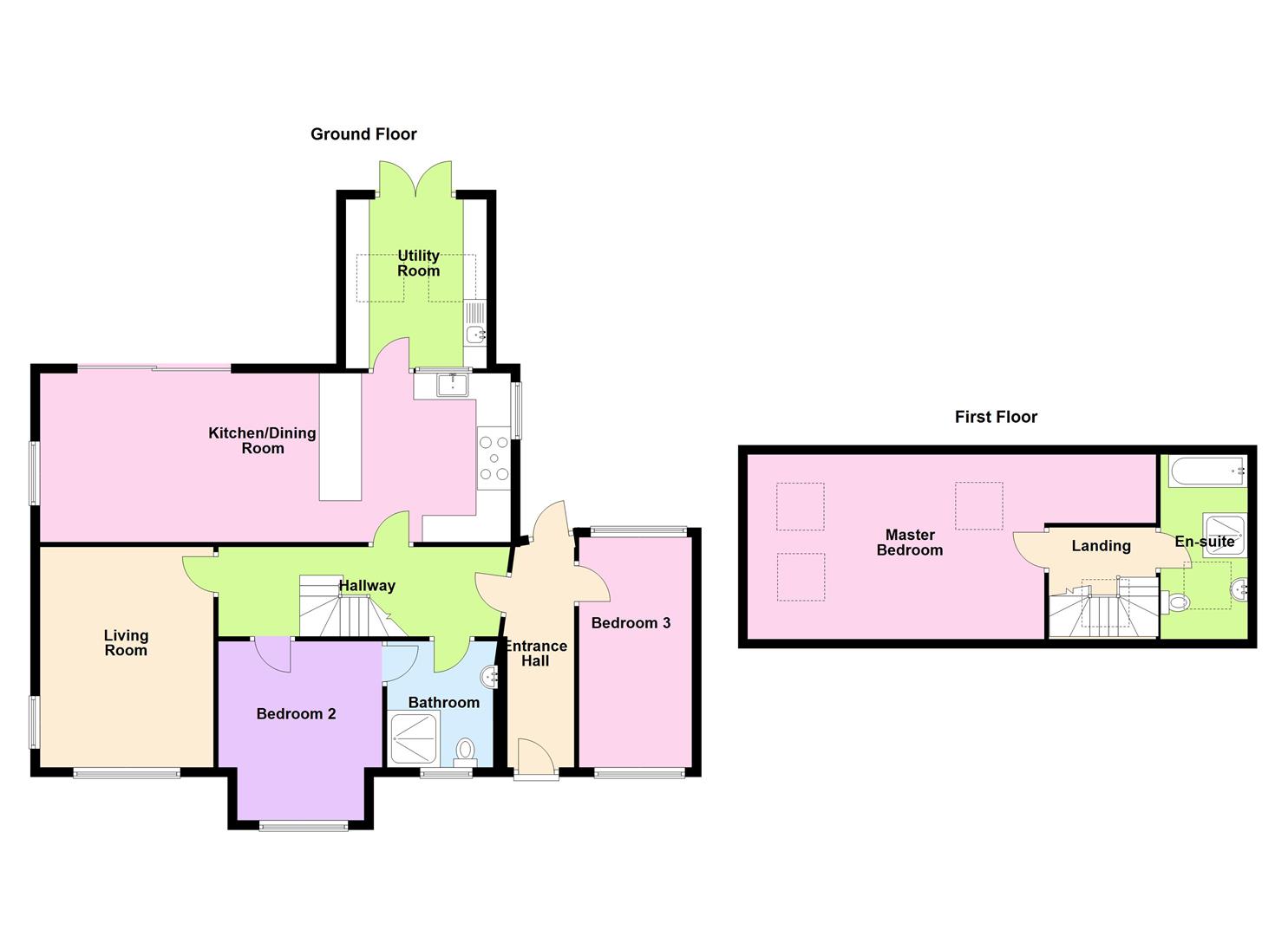 Floorplan for Chalbury Close, Weymouth