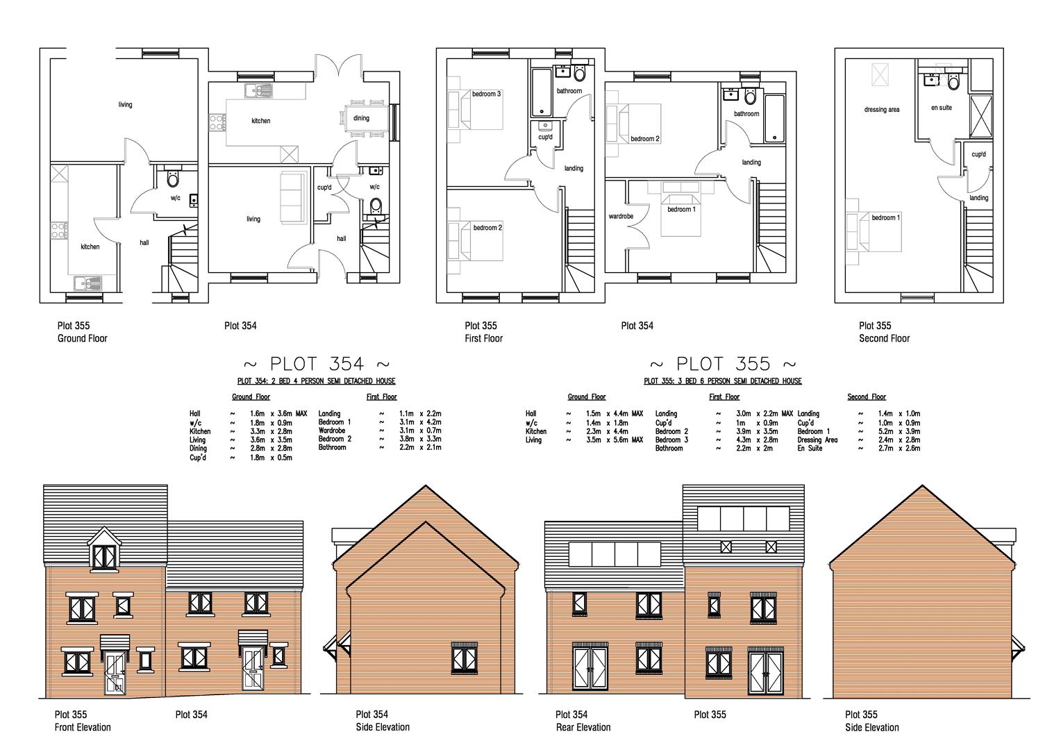 Floorplan for Plot 354 Curtis Fields, 76 Bramble Road, Weymouth, DT4 0FT