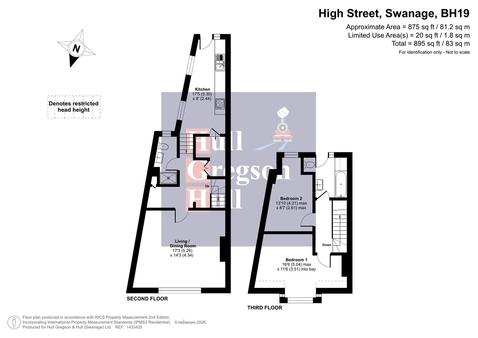 Floorplan for High Street, Swanage
