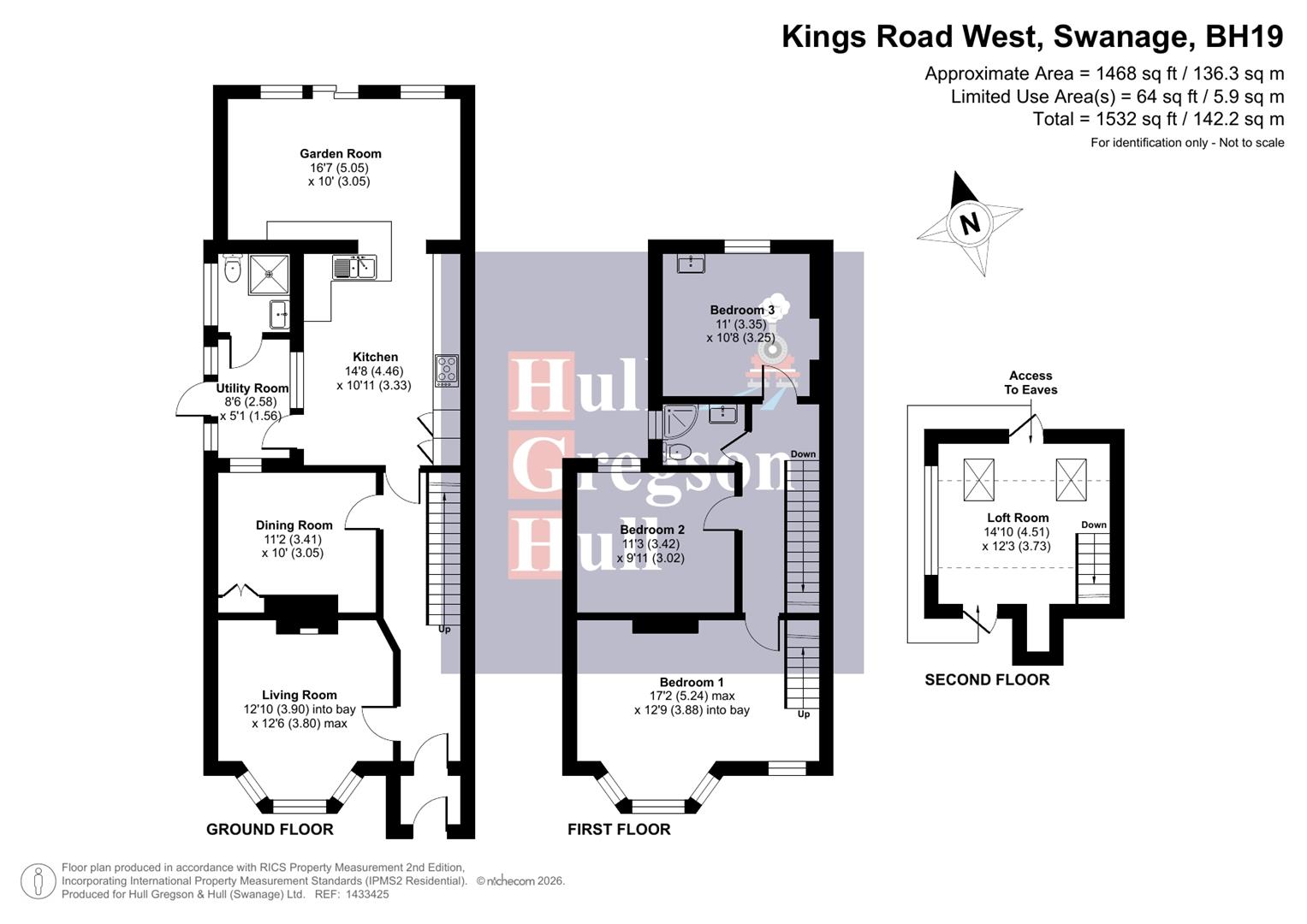 Floorplan for Kings Road West, Swanage