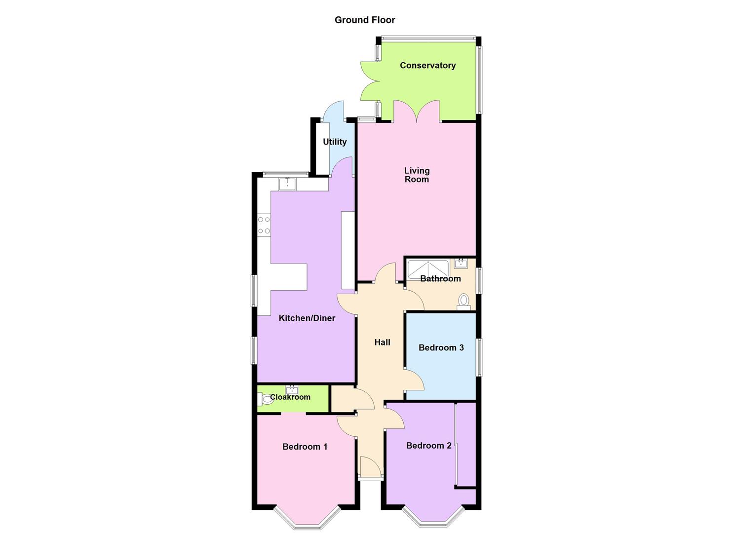 Floorplan for Haywards Avenue, Weymouth