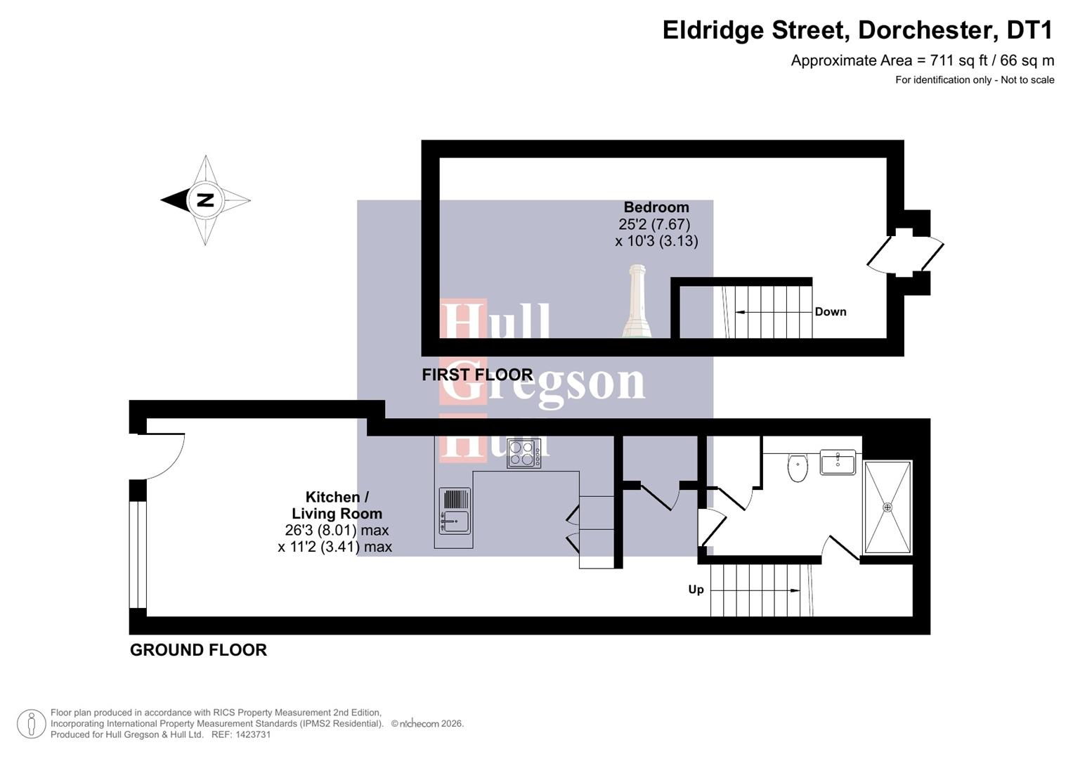 Floorplan for Eldridge Street, Dorchester
