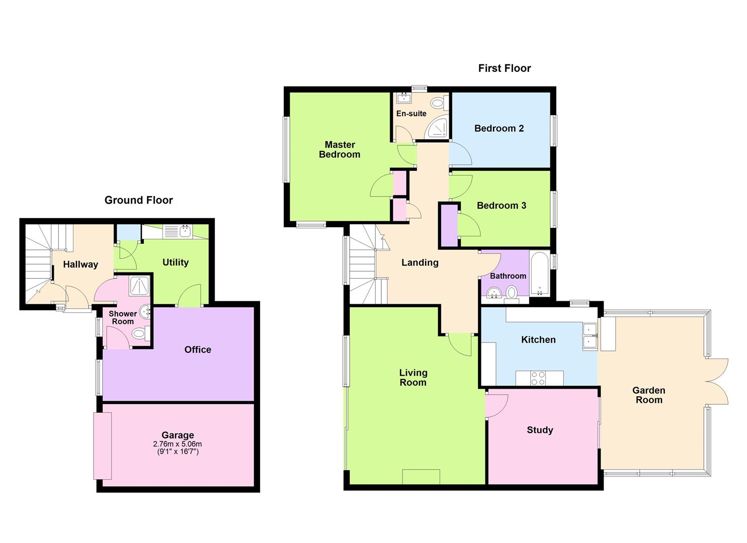 Floorplan for Budmouth Avenue, Weymouth