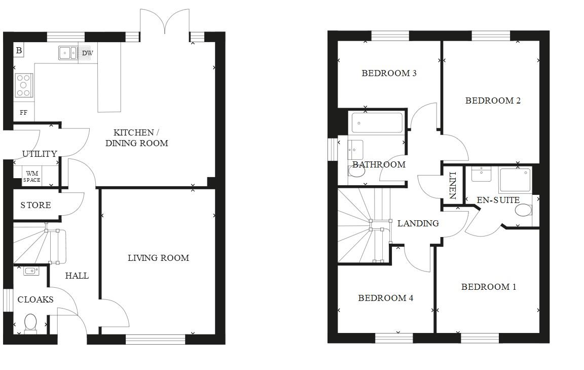 Floorplan for Ramsey, Weymouth