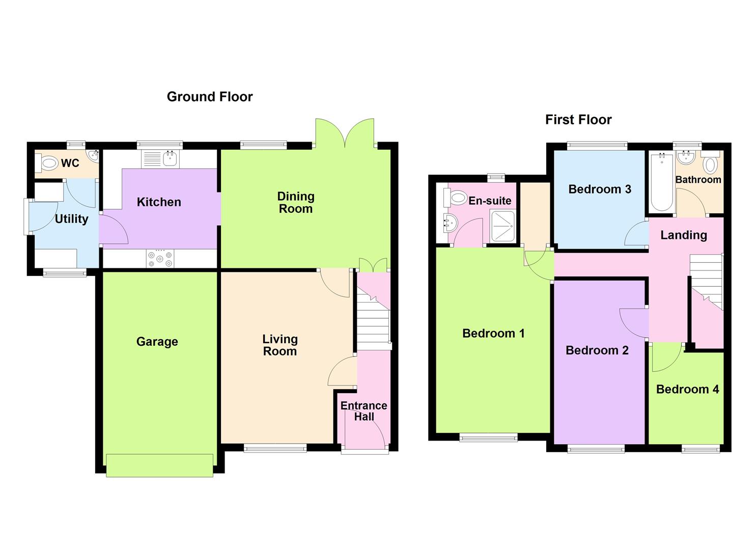 Floorplan for The Finches, Weymouth
