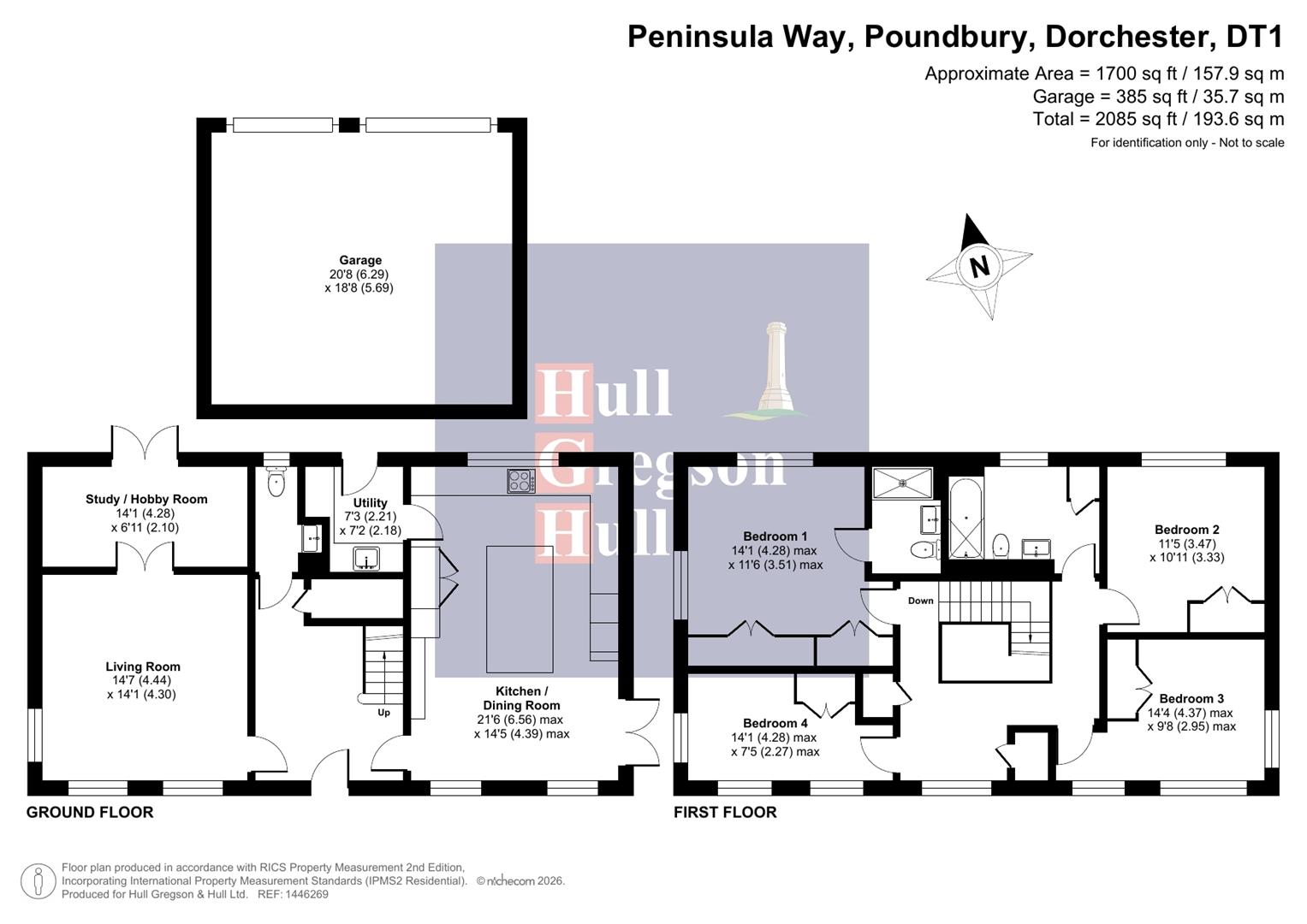 Floorplan for Peninsula Way, Poundbury, Dorchester