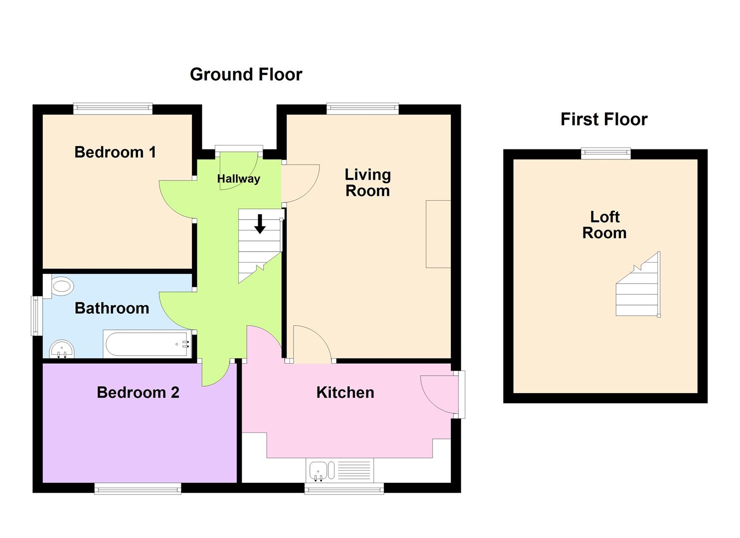 Floorplan for Merley Road, Weymouth