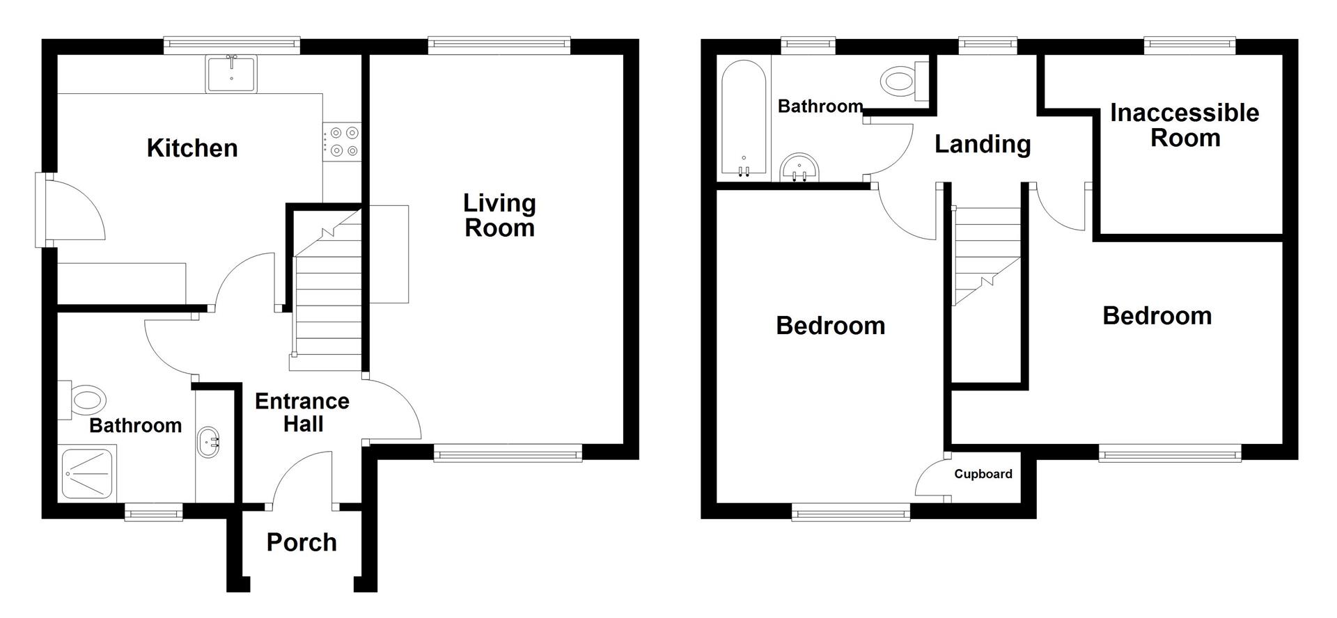 Floorplan for Briantspuddle, Dorchester