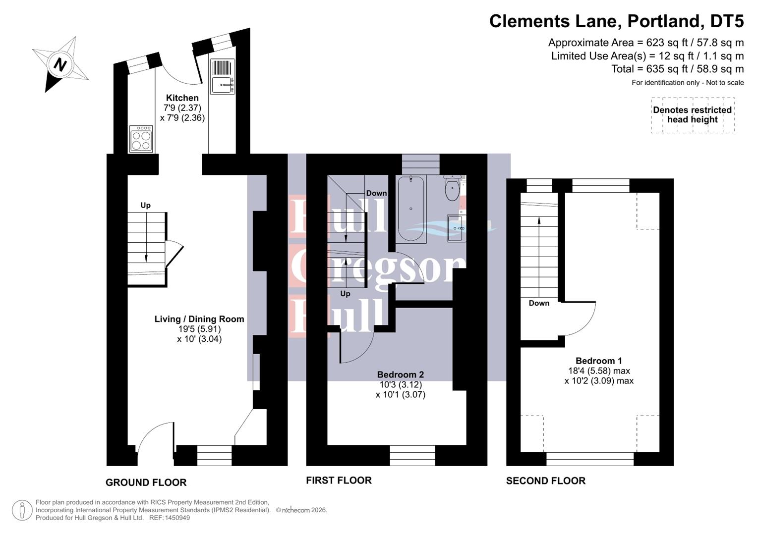 Floorplan for Clements Lane, Portland
