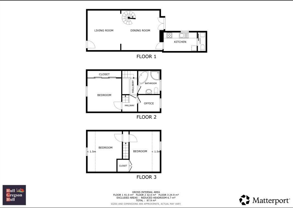 Floorplan for Governors Lane, Weymouth