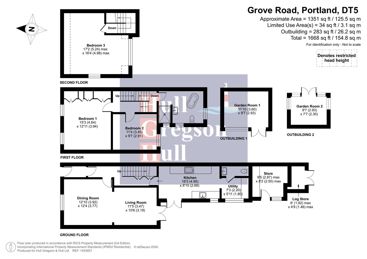 Floorplan for Grove Road., Portland