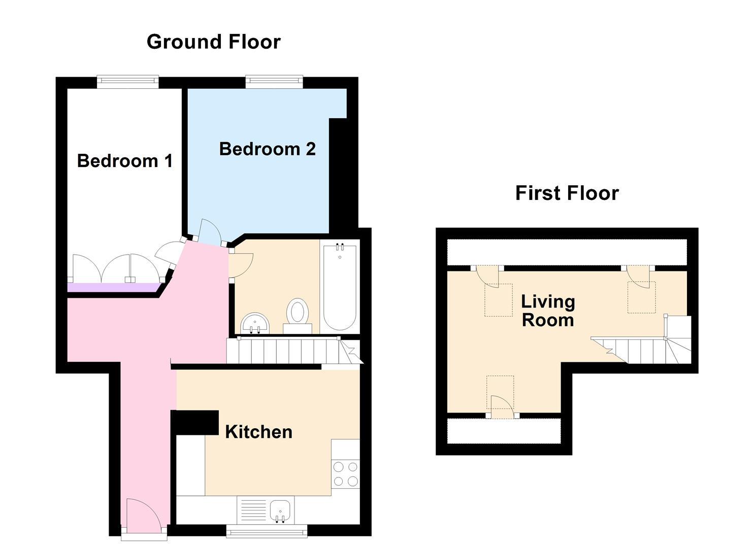 Floorplan for Turton Street, Weymouth