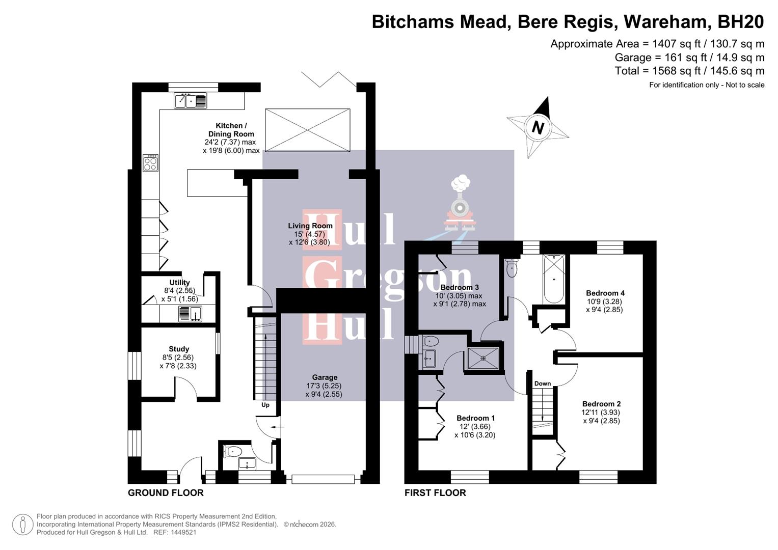 Floorplan for Bere Regis, Wareham