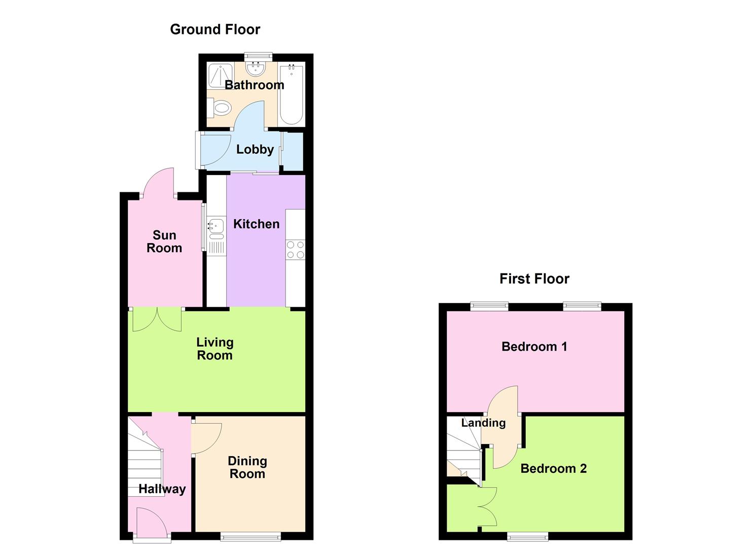 Floorplan for Parkmead Road, Weymouth