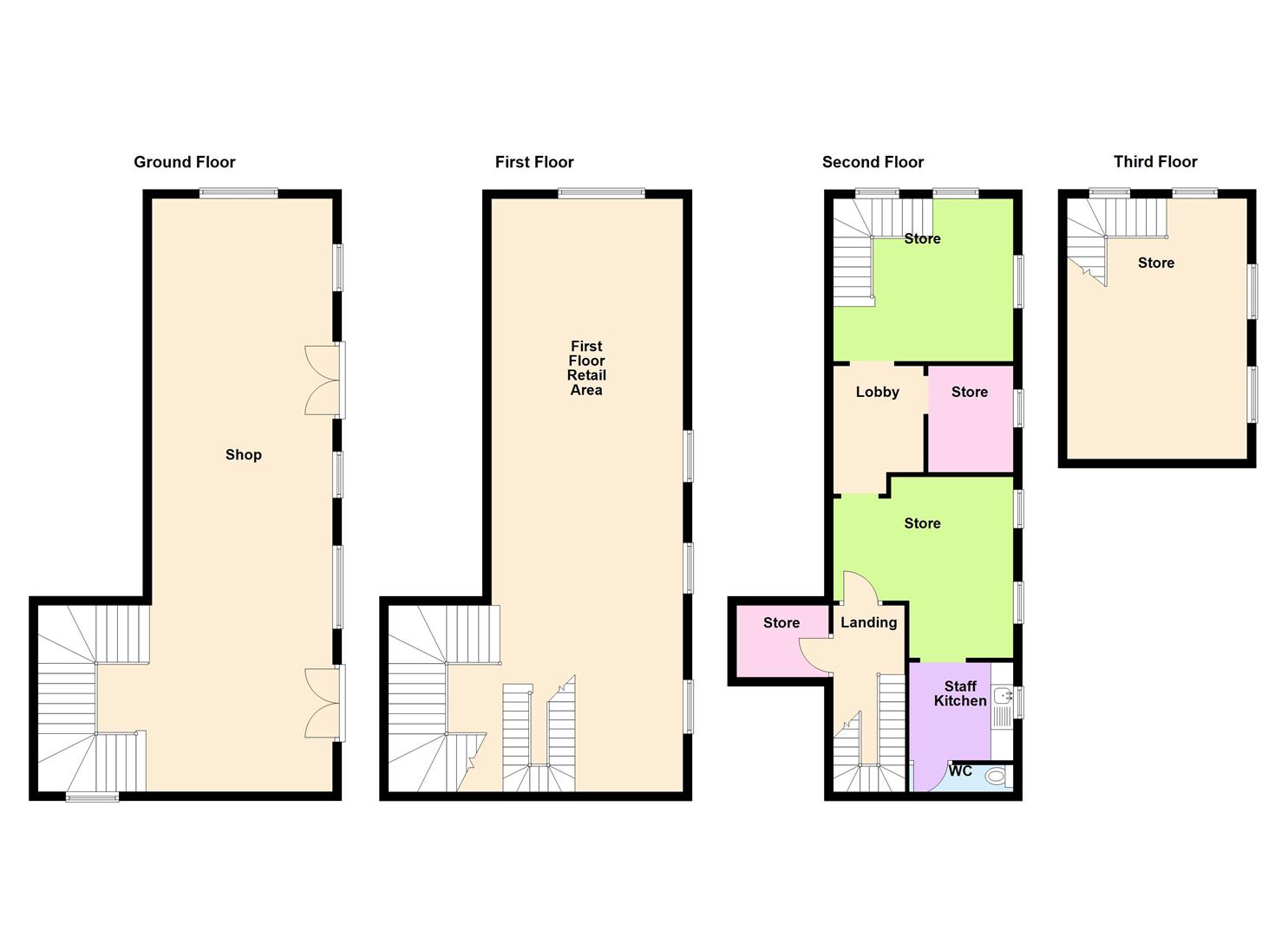 Floorplan for Bond Street, Weymouth