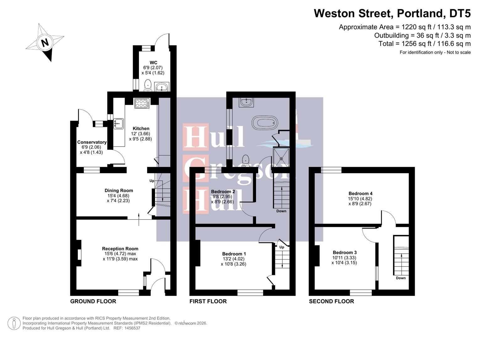 Floorplan for Weston Street, Portland
