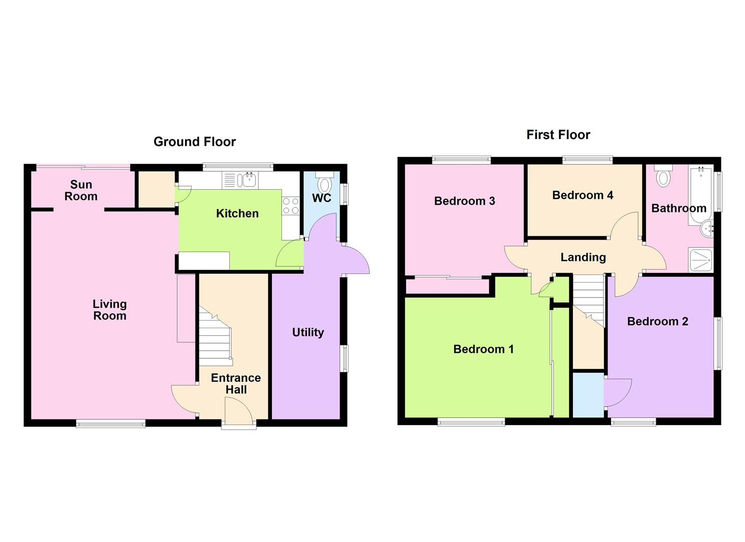 Floorplan for St. Leonards Road, Weymouth