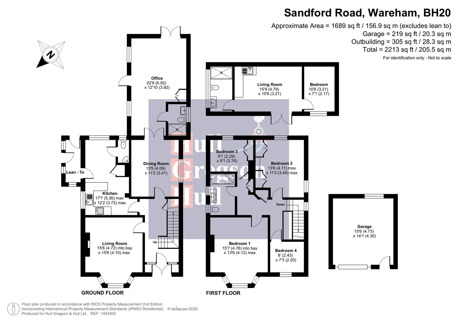 Floorplan for Sandford Road, Wareham