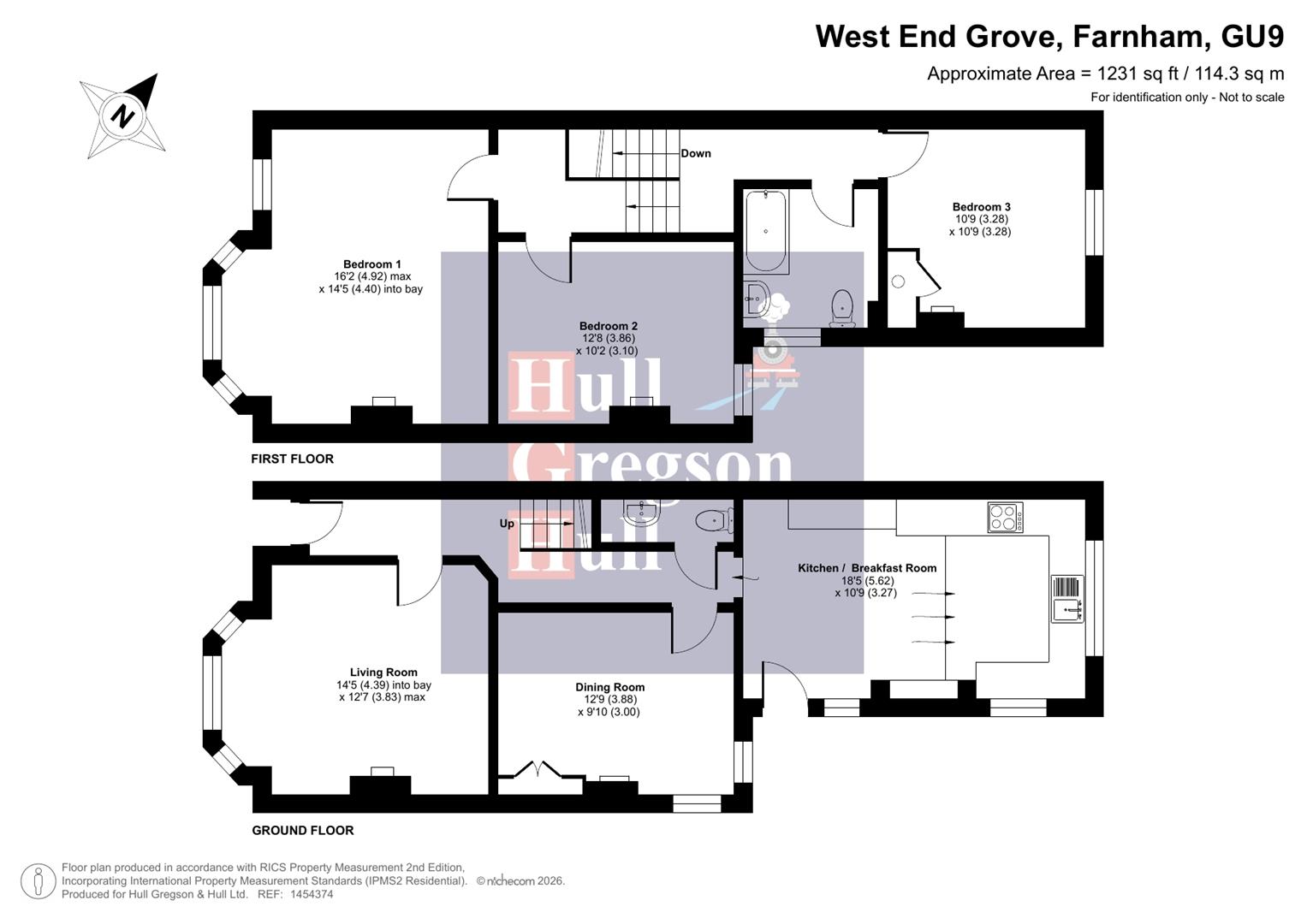 Floorplan for West End Grove, Farnham