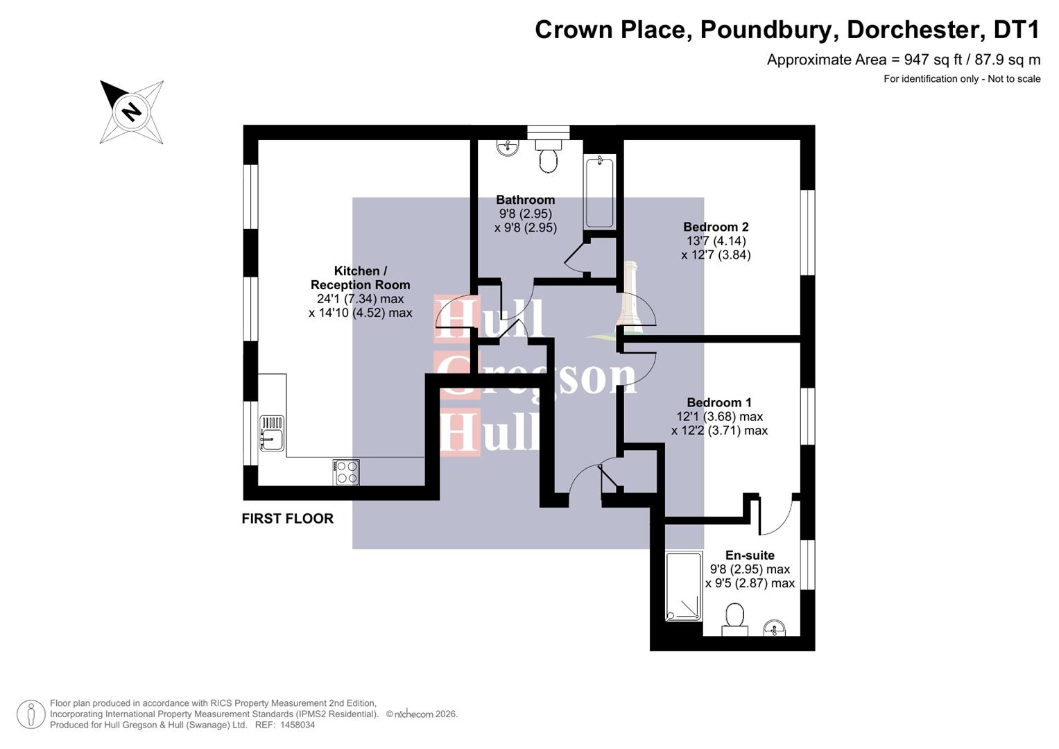 Floorplan for Crown Place, Poundbury, Dorchester