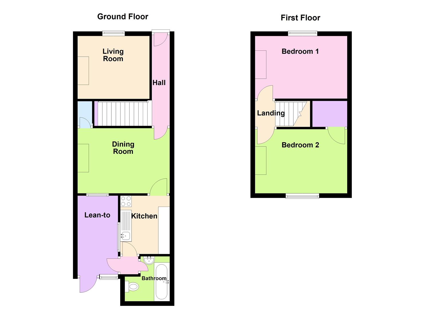 Floorplan for Grove Road, Portland