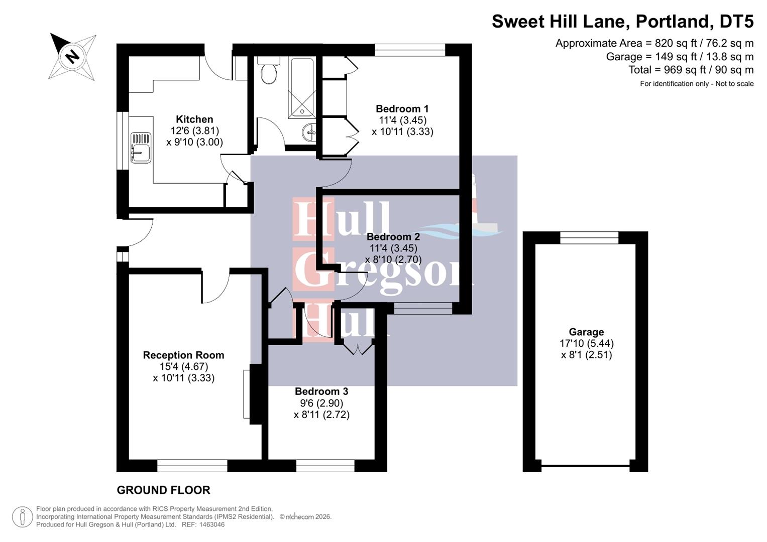 Floorplan for Sweethill, Portland
