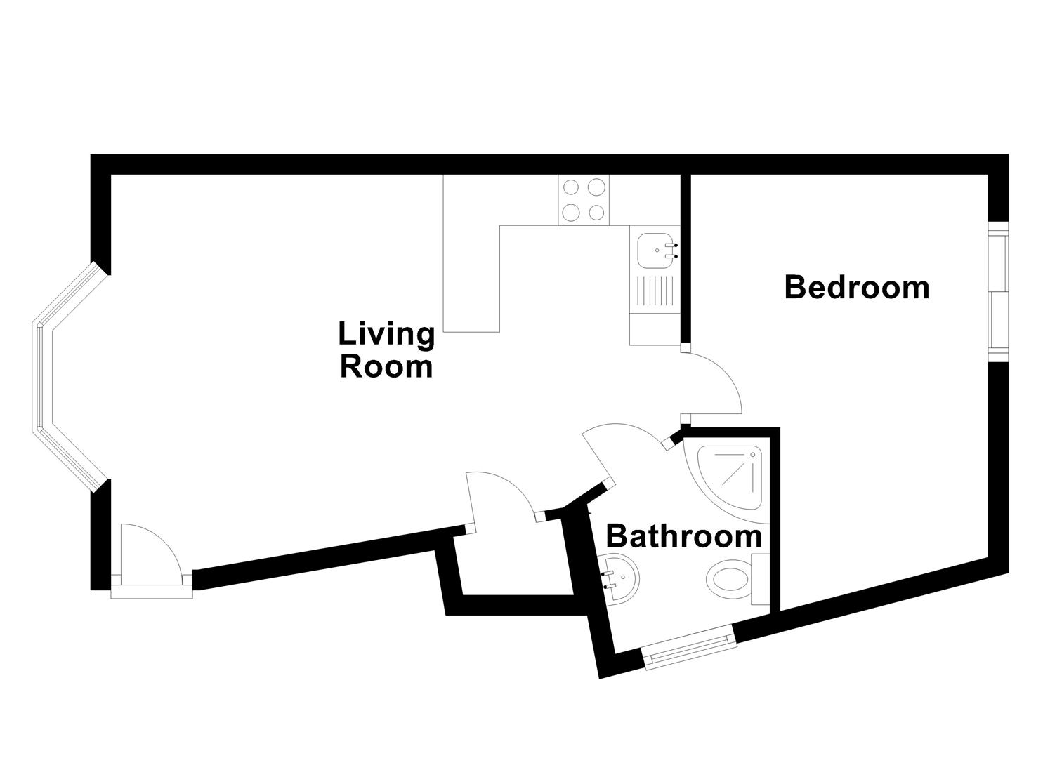 Floorplan for Spa Road, Radipole, Weymouth