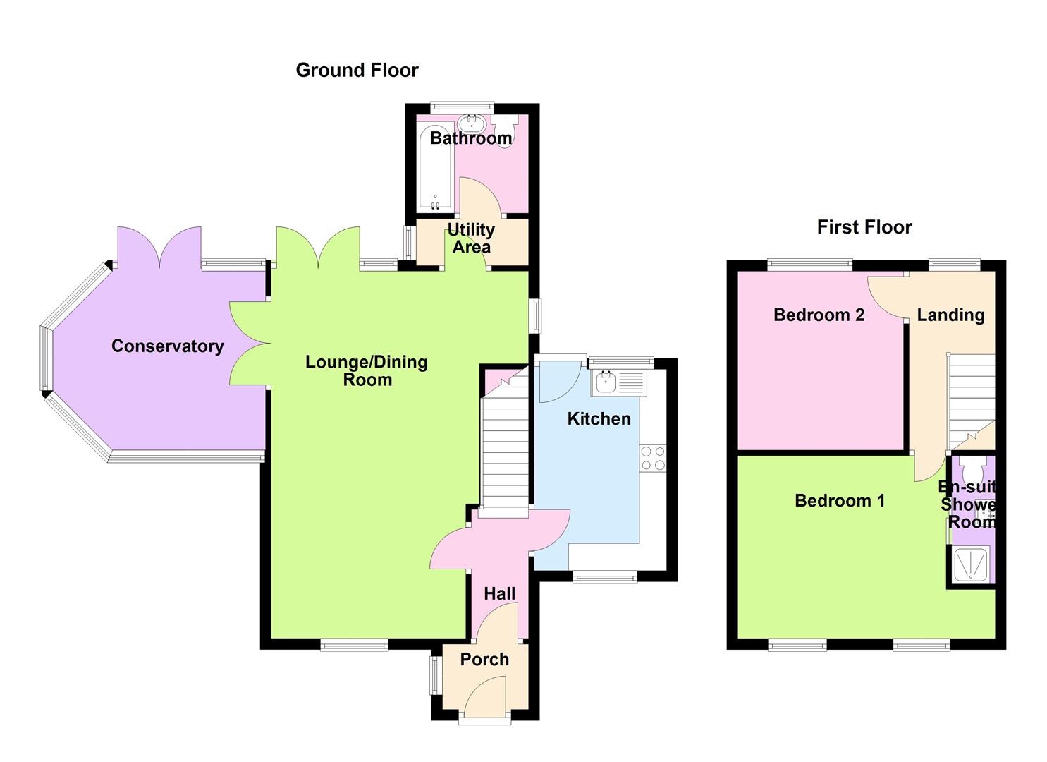 Floorplan for Coldharbour, Chickerell, Weymouth