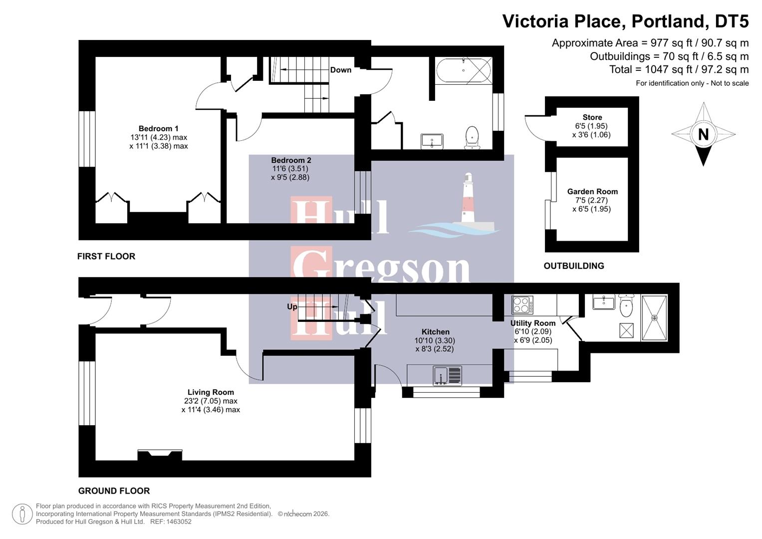 Floorplan for Victoria Place., Portland