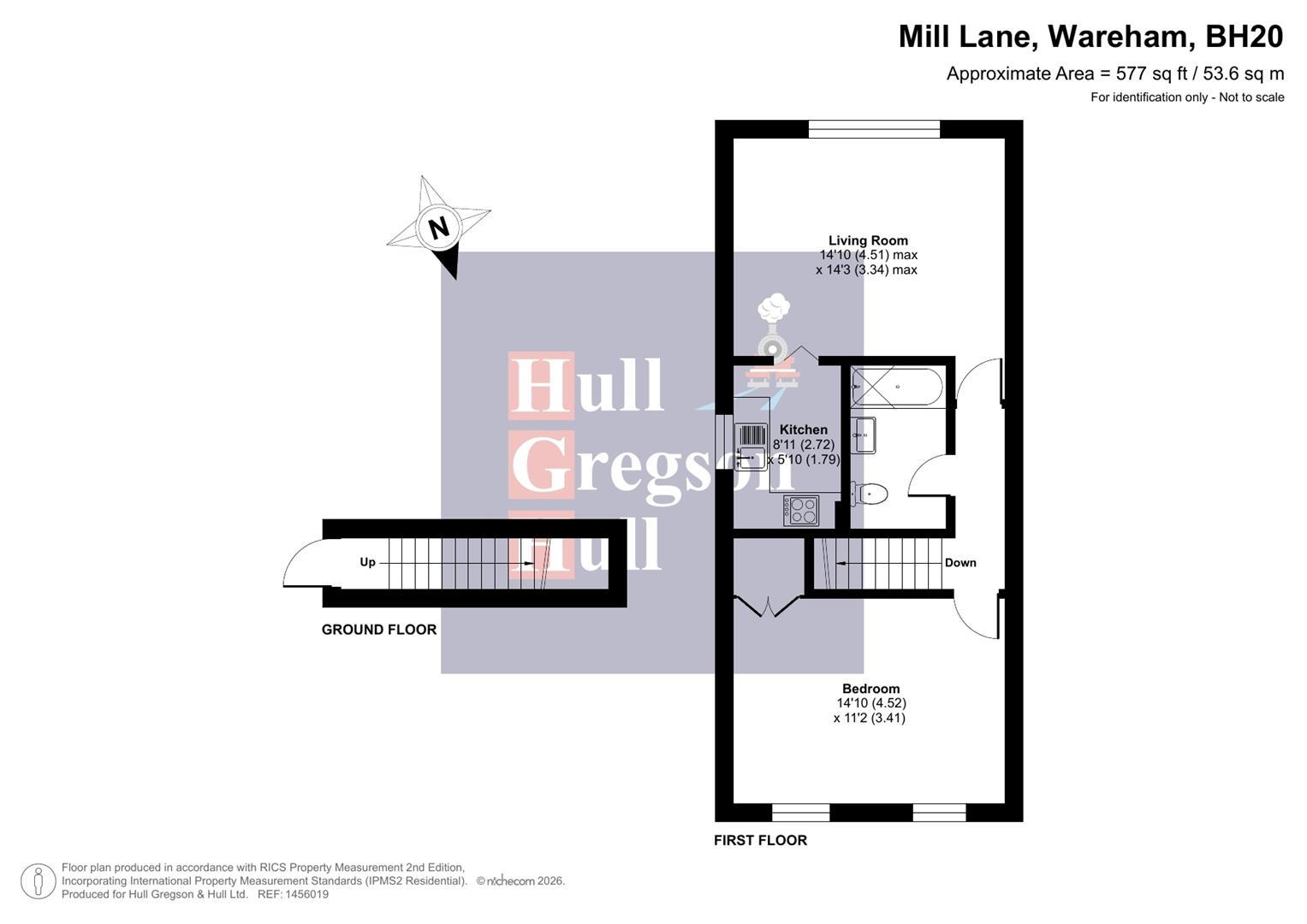 Floorplan for Mill Lane, Wareham