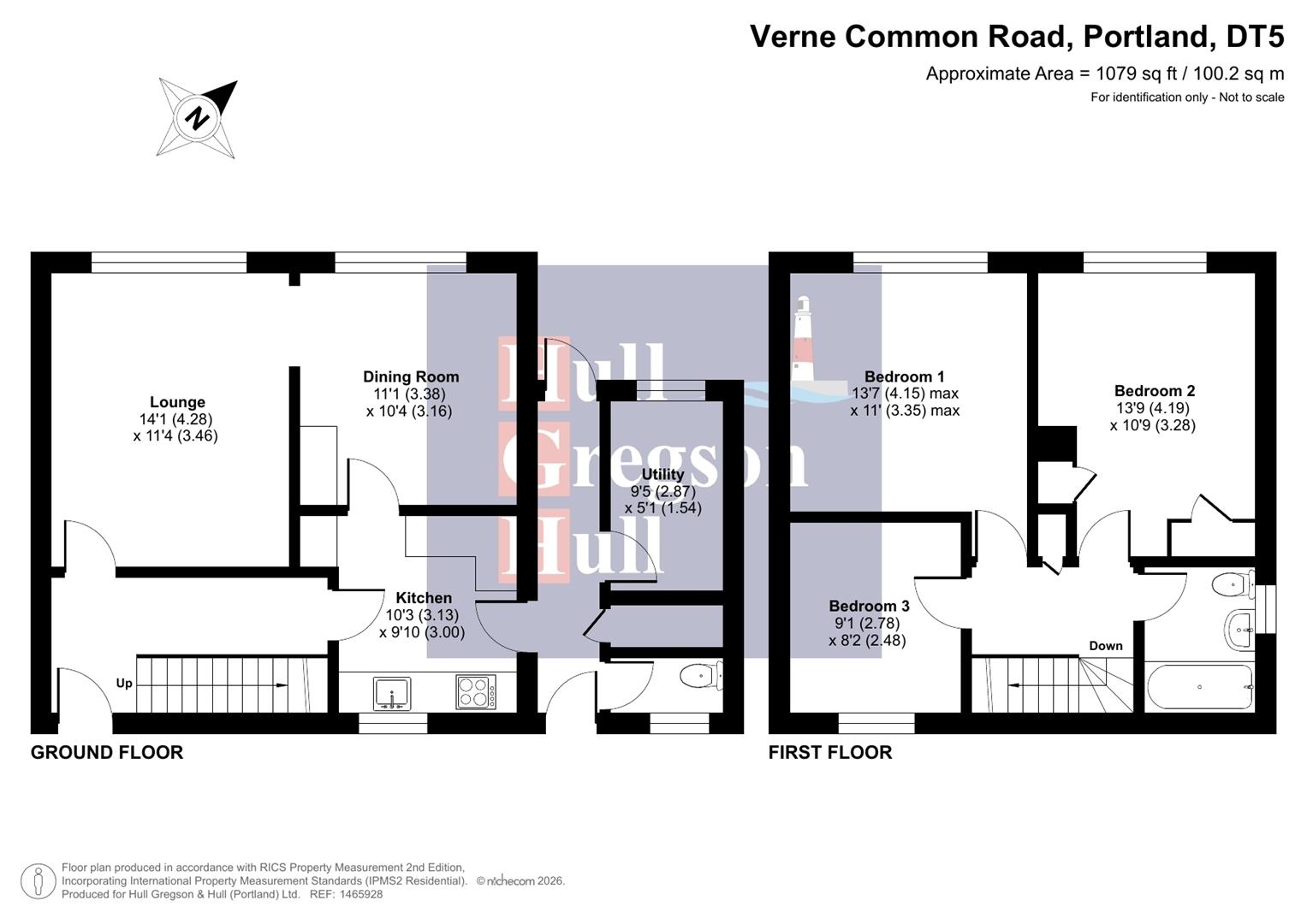 Floorplan for Verne Common Road, Portland