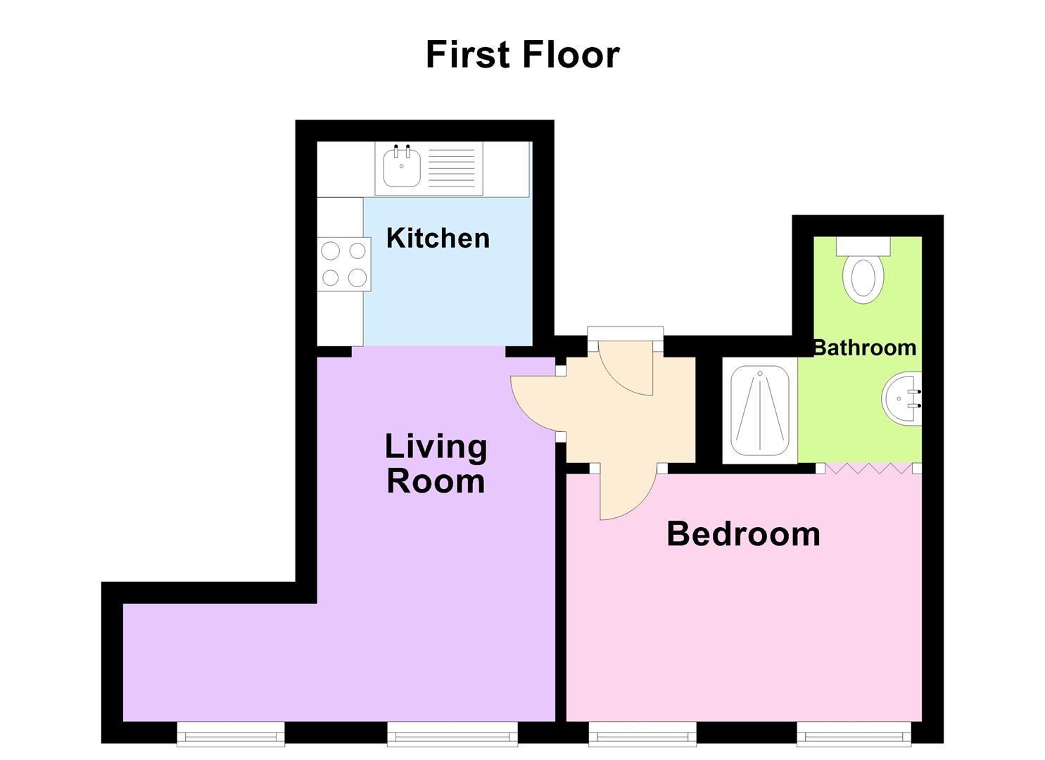 Floorplan for St. Thomas Street, Weymouth