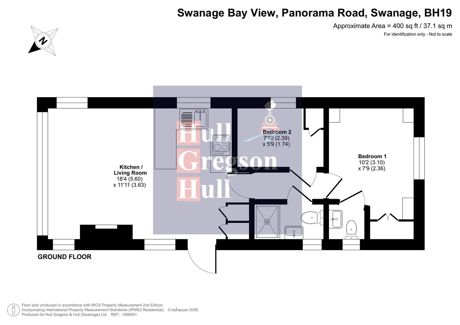 Floorplan for Swanage Bay View