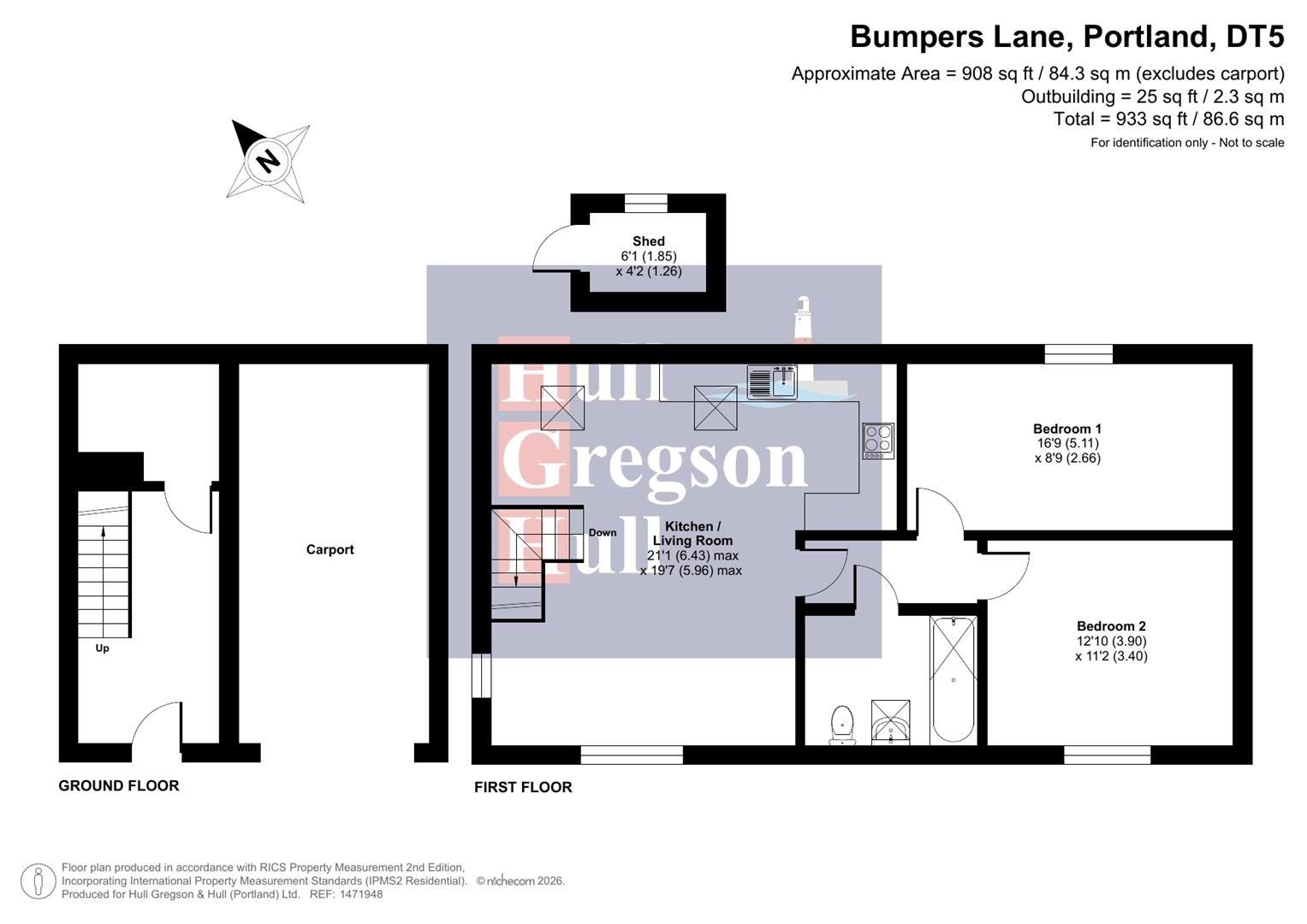 Floorplan for Bumpers Lane, Portland