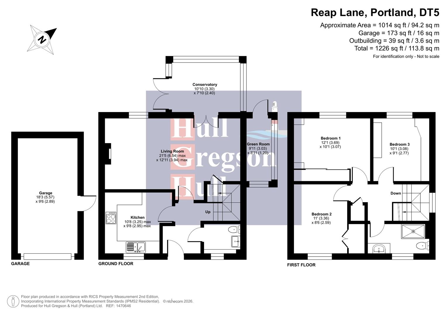 Floorplan for Reap Lane, Portland
