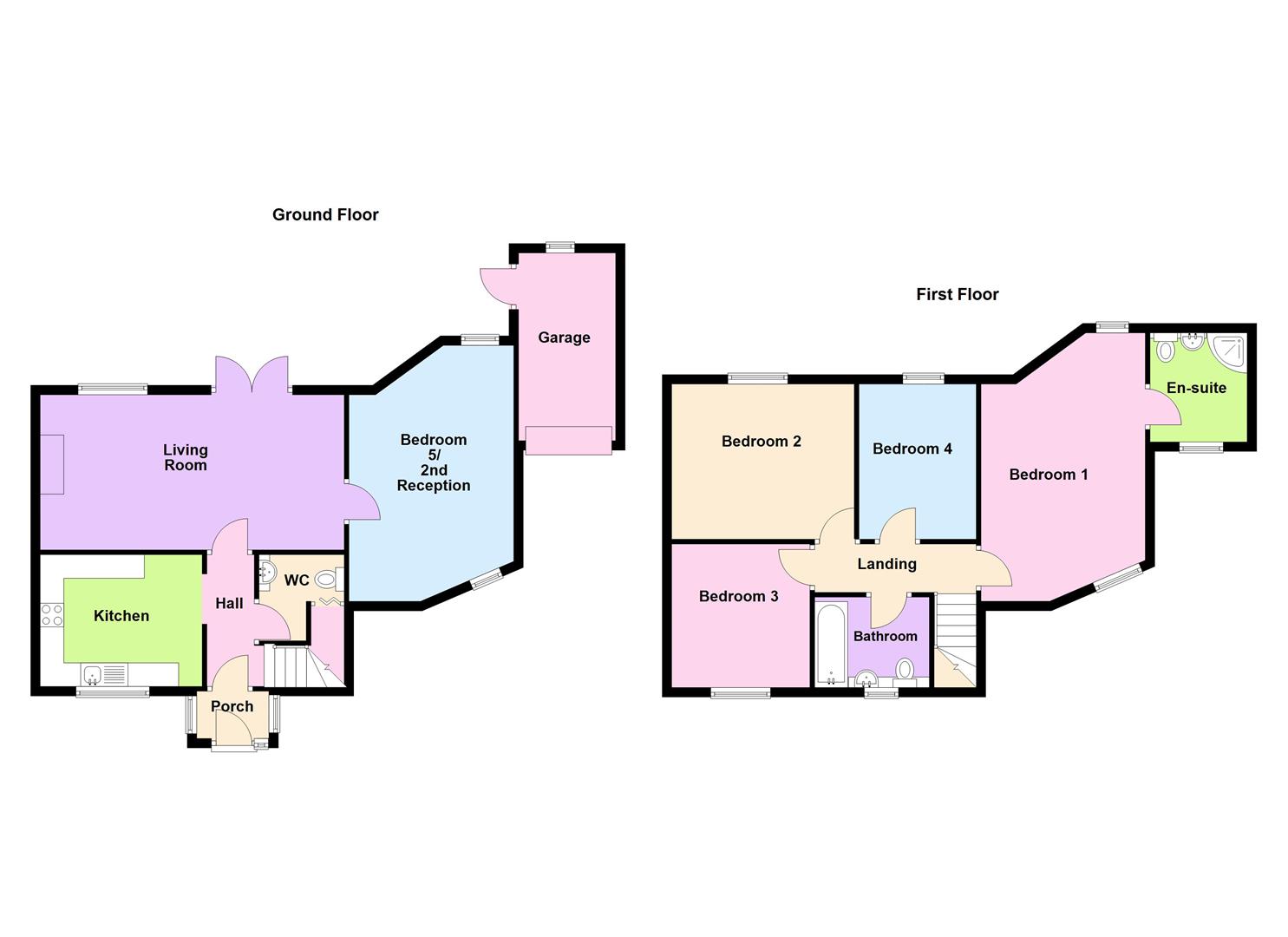 Floorplan for Caernarvon Close, Dorchester