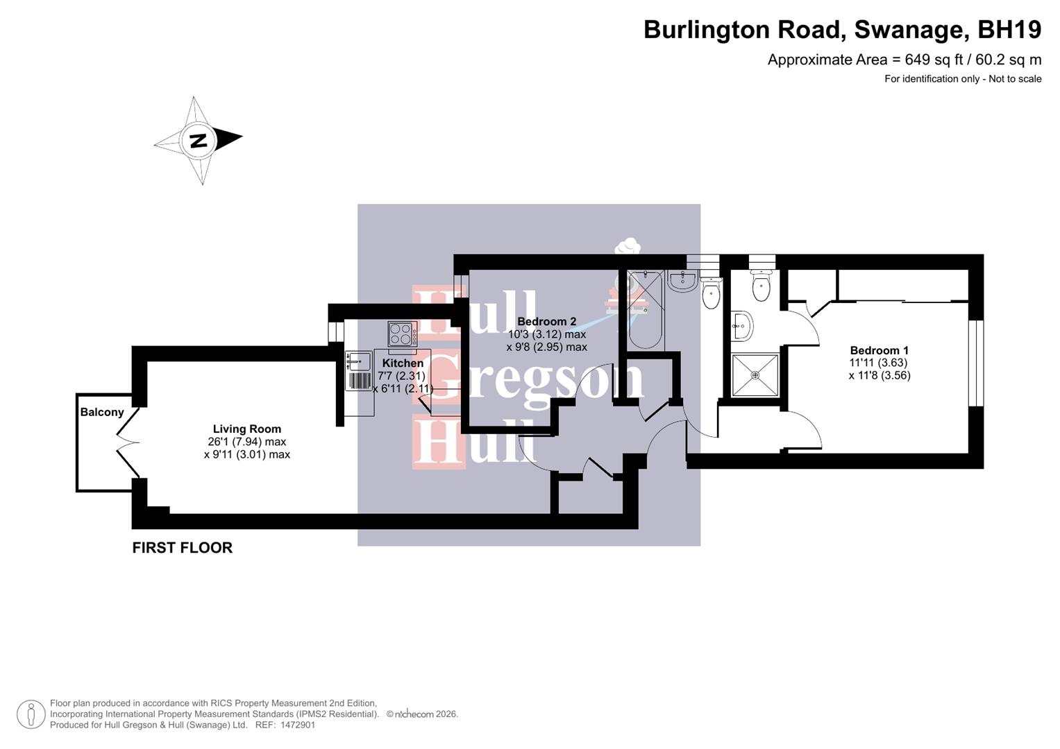 Floorplan for Burlington Place, Burlington Road