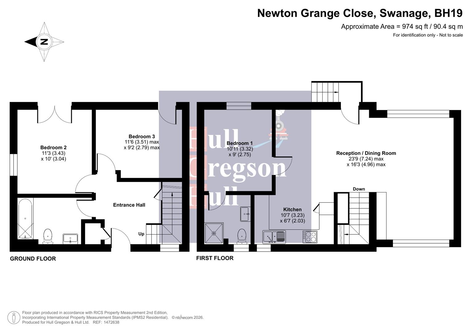 Floorplan for Newton Grange Close