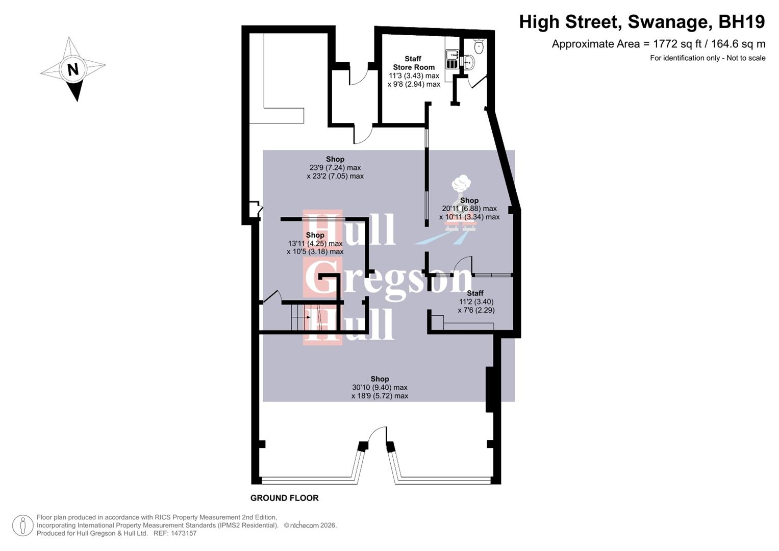 Floorplan for High Street, Swanage
