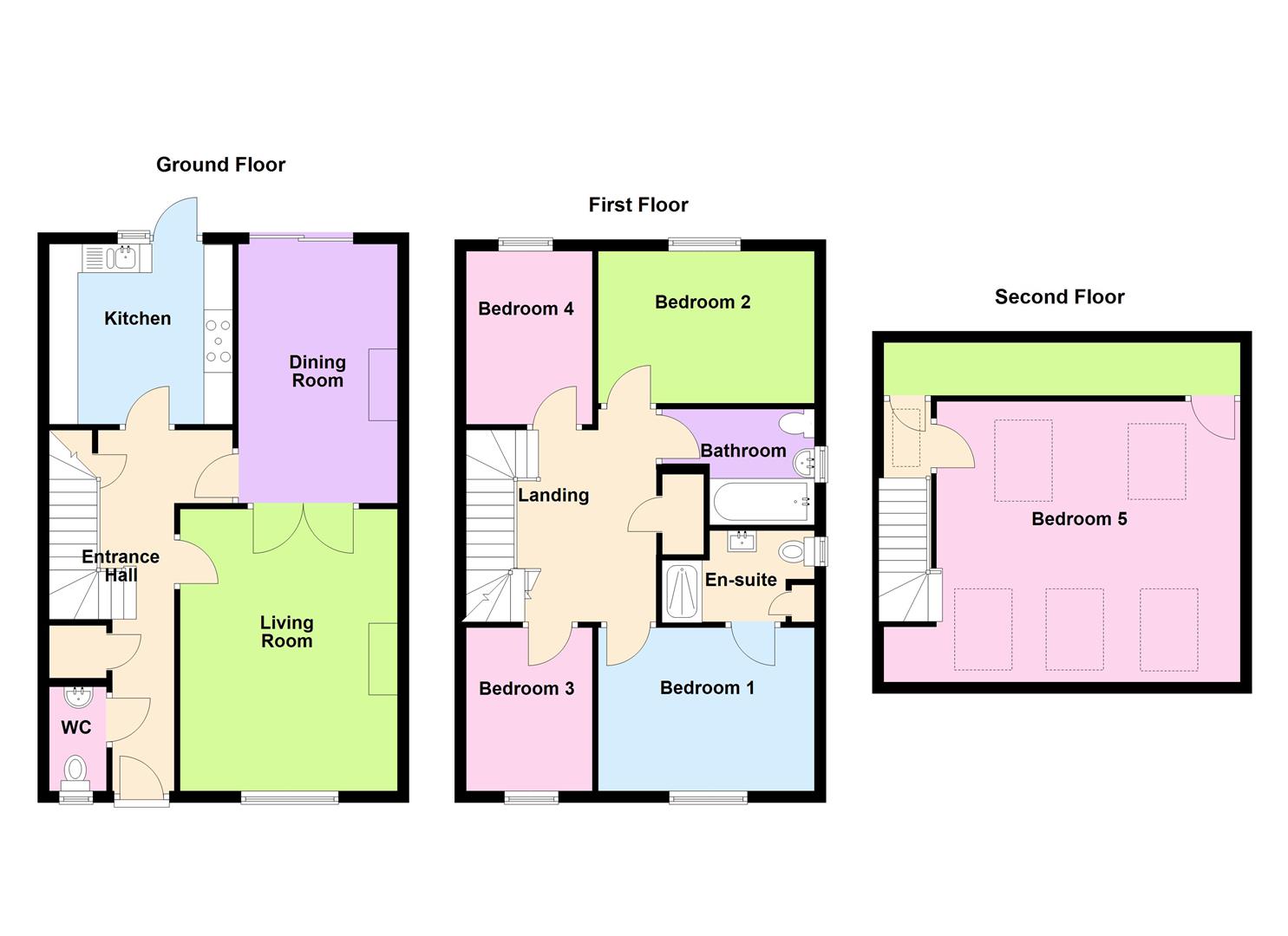 Floorplan for Sunnyside Road, Wyke Regis, Weymouth