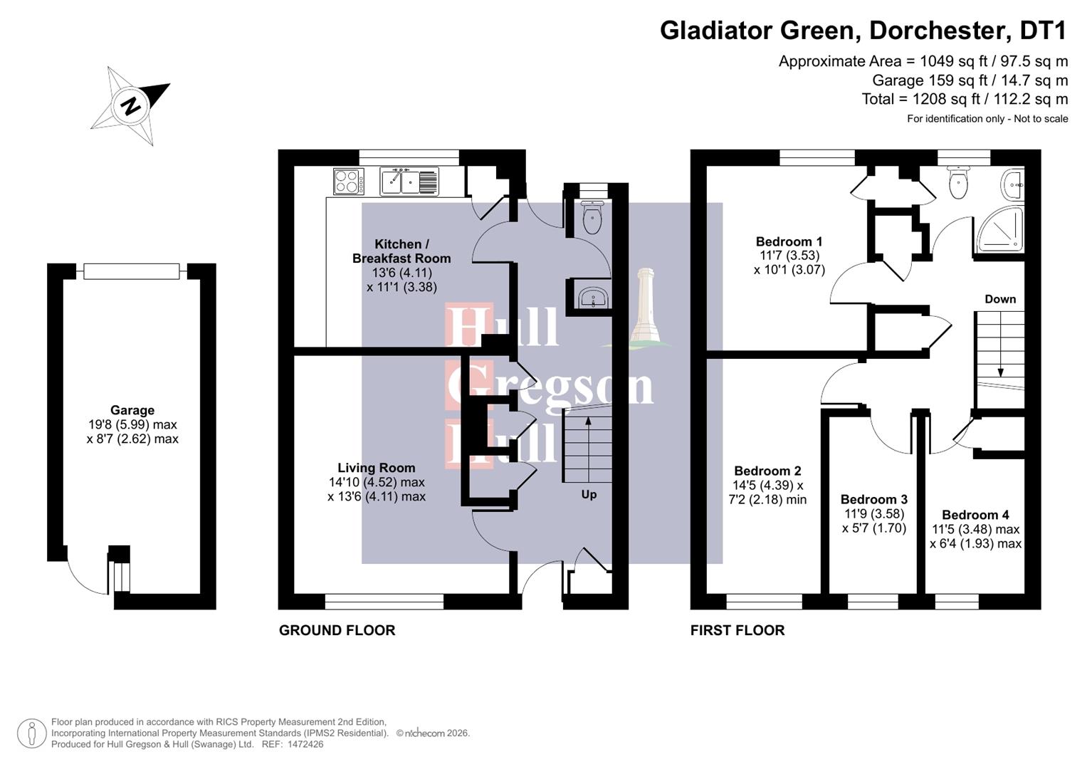 Floorplan for Gladiator Green, Dorchester